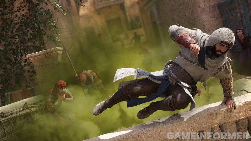 Assassin's Creed Mirage Game Informer Couverture exclusive de l'histoire Couverture Hub Image Capture d'écran
