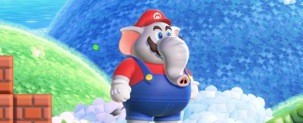 Miyamoto n'était pas un grand fan du premier design d'éléphant de Super Mario Bros. Wonder