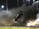 Le baril de Ryan Preece roule le long du tronçon arrière lors de la course automobile NASCAR Cup Series au Daytona International Speedway, le samedi 26 août 2023, à Daytona Beach, en Floride.  