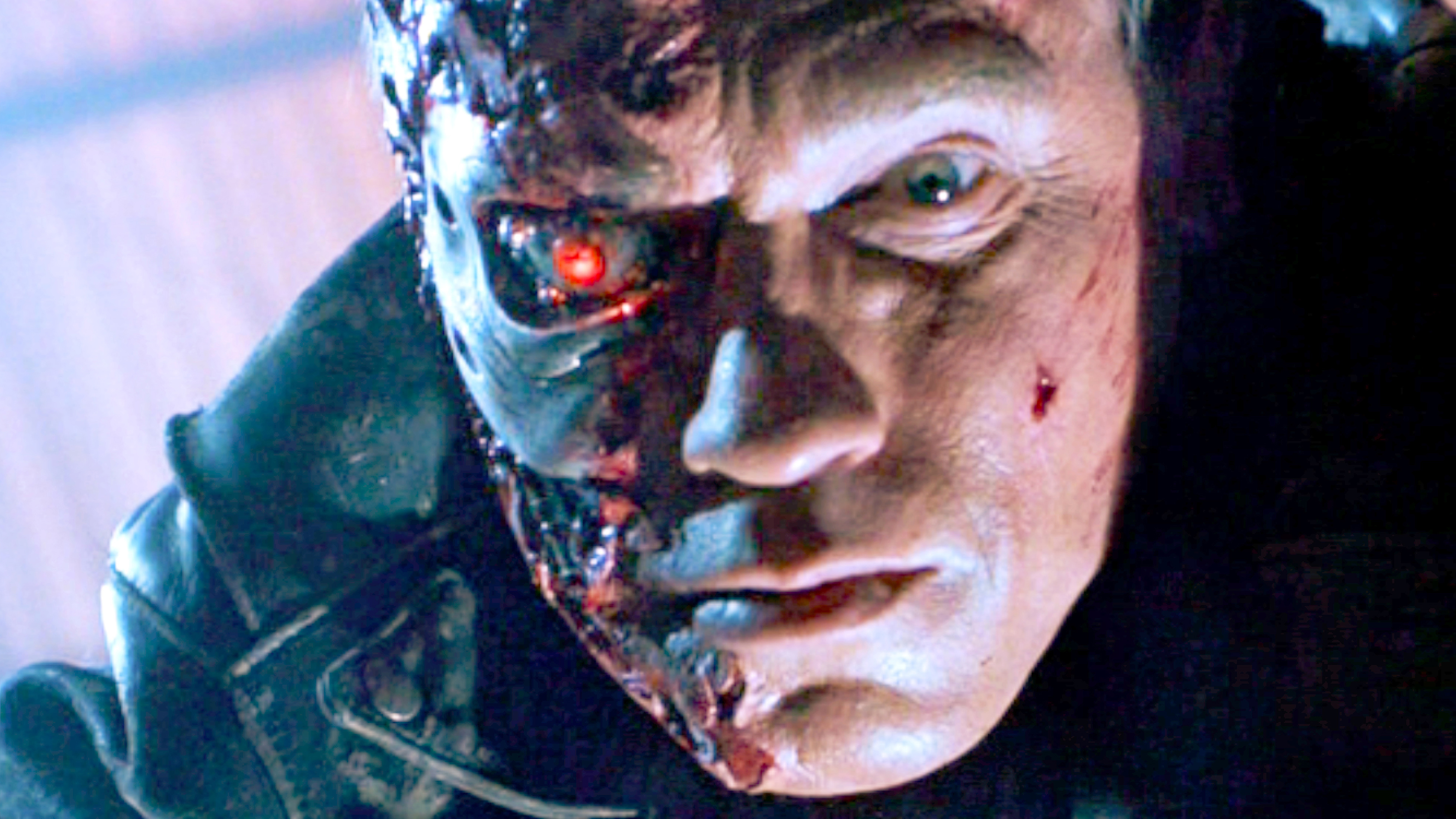 Arnold Schwarzenegger (dans le rôle du T-800 Terminator) dans Terminator 2 : Judgment Day