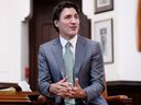 Le premier ministre Justin Trudeau dans son bureau sur la Colline du Parlement à Ottawa le 29 mai 2023.  