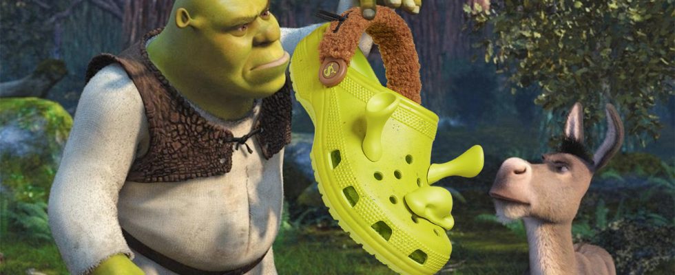 Et puis j'ai vu ses chaussures, maintenant j'y crois : les crocs sur le thème de Shrek arrivent, que Dieu nous aide tous