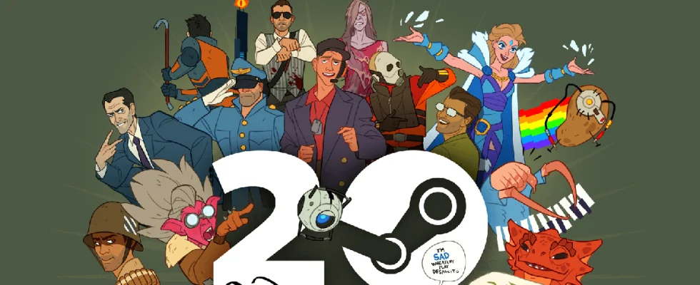 Valve organise une vente Steam pour le 20e anniversaire de la vitrine
