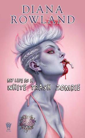 Ma vie de zombie poubelle blanche par Diana Rowland Couverture