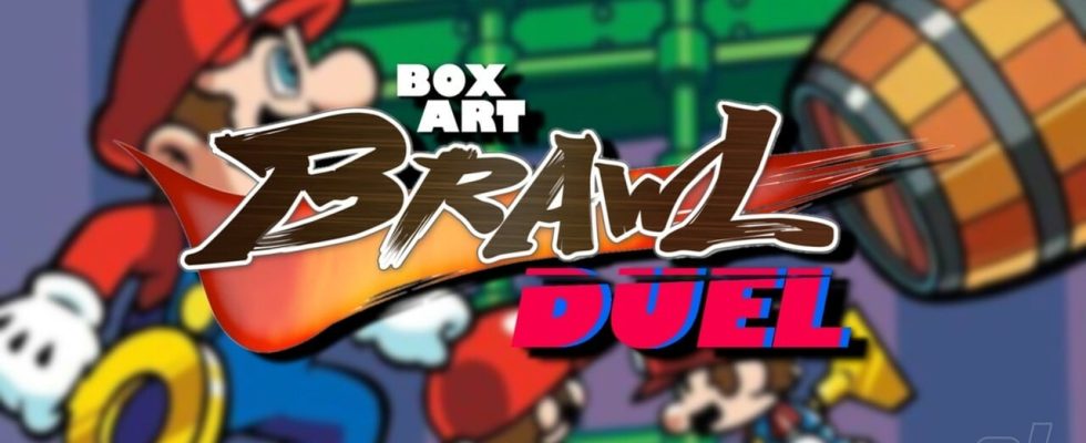 Box Art Brawl - Duel : Mario contre Mario.  Donkey Kong