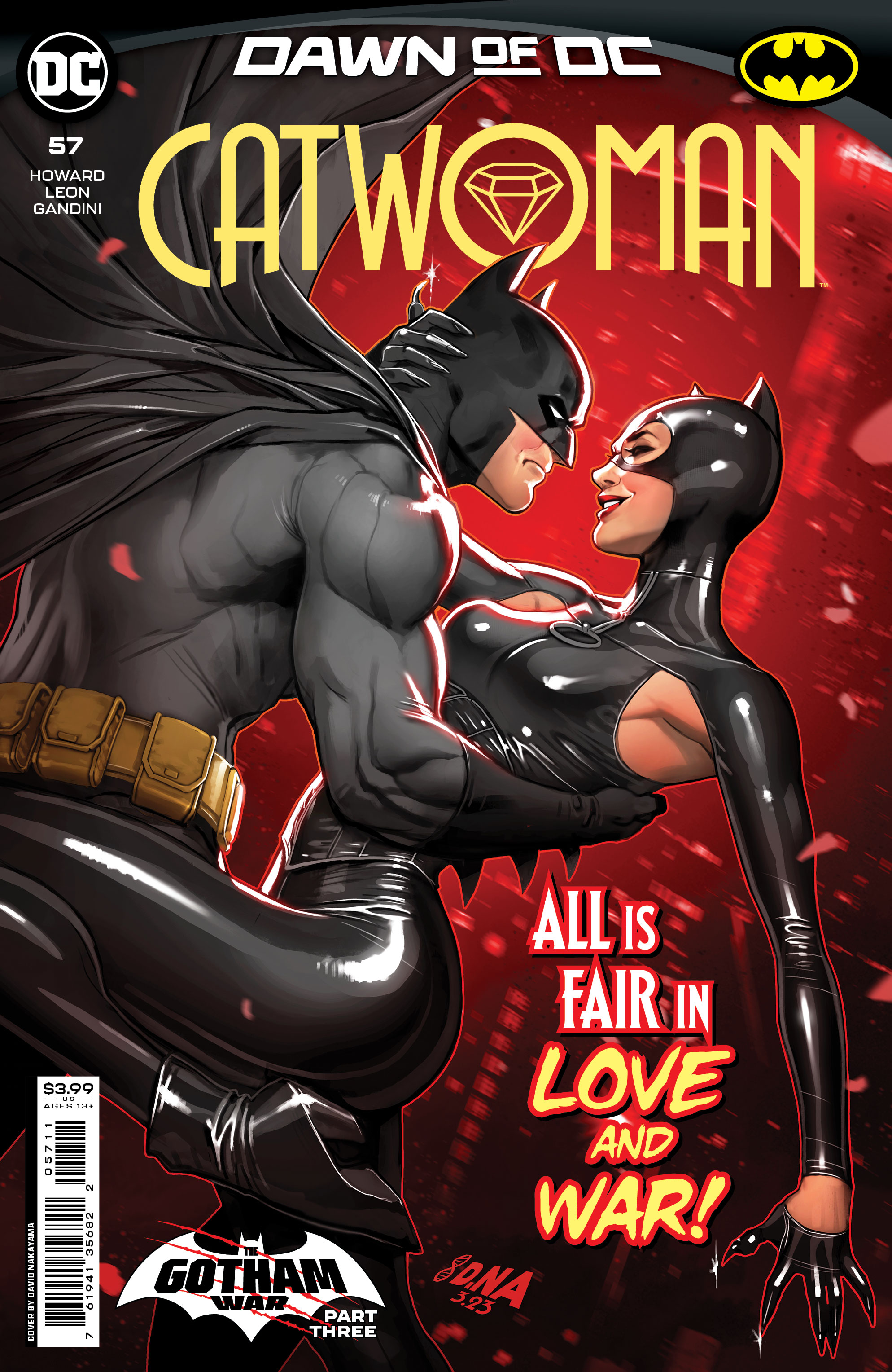 La couverture de Catwoman #57