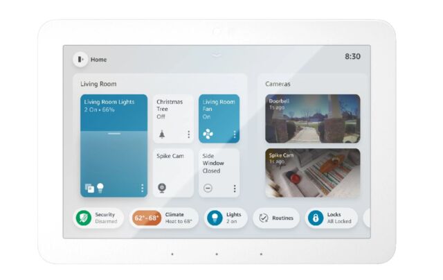 L'Echo Hub pour le contrôle de la maison intelligente sortira plus tard cette année, selon Amazon, pour 180 $.