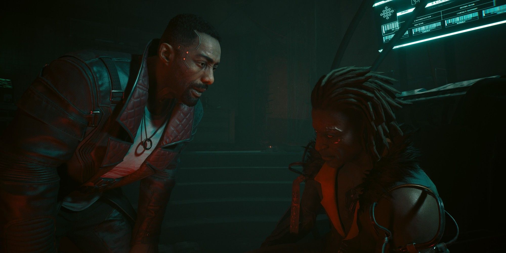 Idris Elba dans le rôle de Solomon Reed dans Cyberpunk 2077 Phantom Liberty