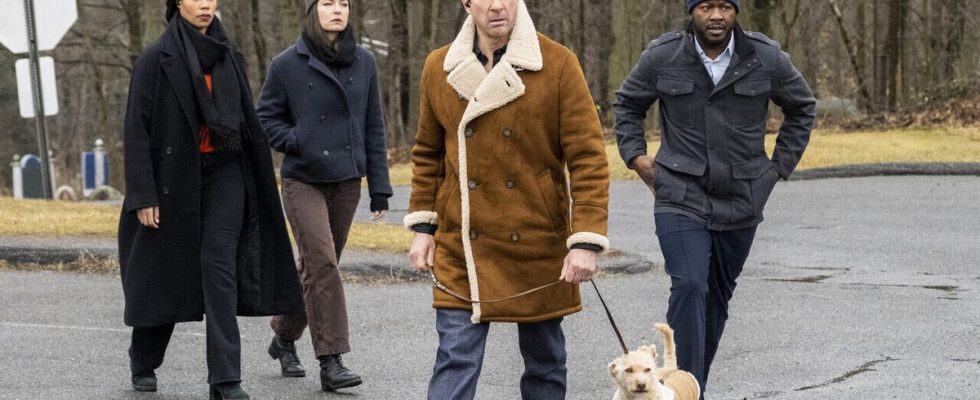 FBI: Most Wanted Task Force with Remy walking a dog