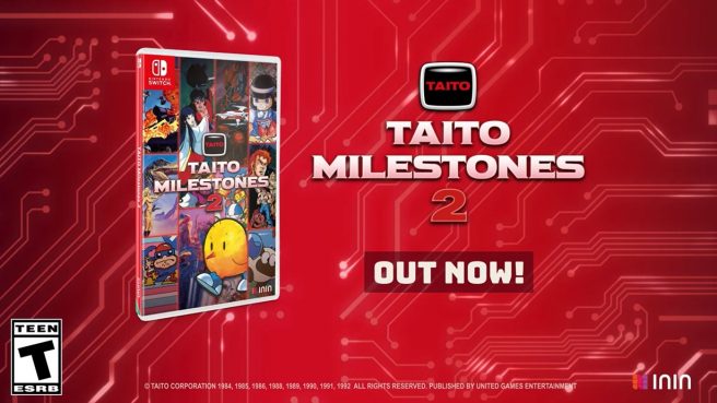 Bande-annonce de lancement de Taito Milestones 2