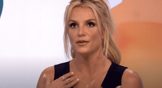 britney spears during a loose women interview