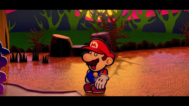 Captures d'écran de Paper Mario L'interrupteur de porte millénaire