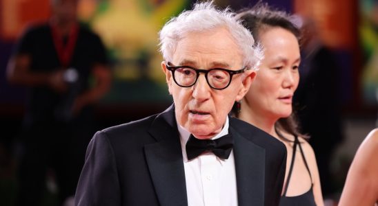 VENICE, ITALY - SEPTEMBER 04: Woody Allen and Soon-Yi Previn attend a red carpet for the movie "Coup De Chance" at the 80th Venice International Film Festival on September 04, 2023 in Venice, Italy. (Photo by Andreas Rentz/Getty Images)