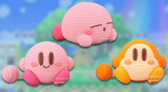 Découvrez ces adorables figurines Kirby en tricot