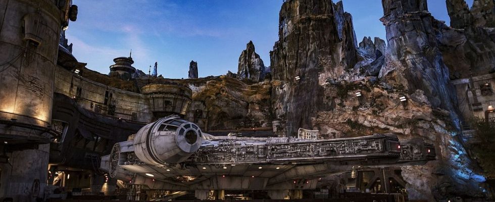 The Millennuim Falcon at Star Wars: Galaxy