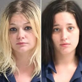 Brianna Lafoe, 19 ans, à gauche, et Sierrah Newell, 20 ans, ont été arrêtées à Daytona Beach.