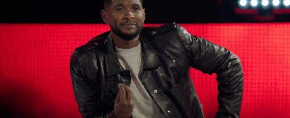 Usher on The Voice.