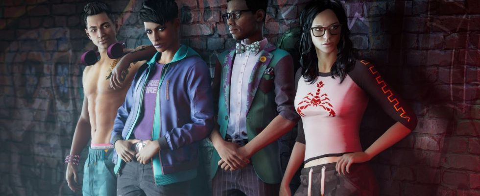 Embracer Group is set to suffer more studio closures in the coming months. A screenshot of the main characters from Saints Row, the last game from closed studio, Volition.