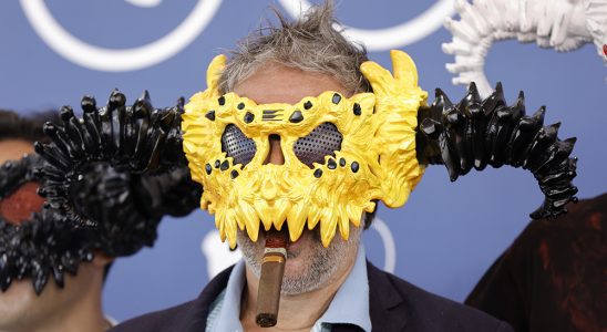 VENICE, ITALY - SEPTEMBER 02: Director Harmony Korine attends a photocall for the "Aggro Dr1ft" at the 80th Venice International Film Festival on September 02, 2023 in Venice, Italy. (Photo by John Phillips/Getty Images)
