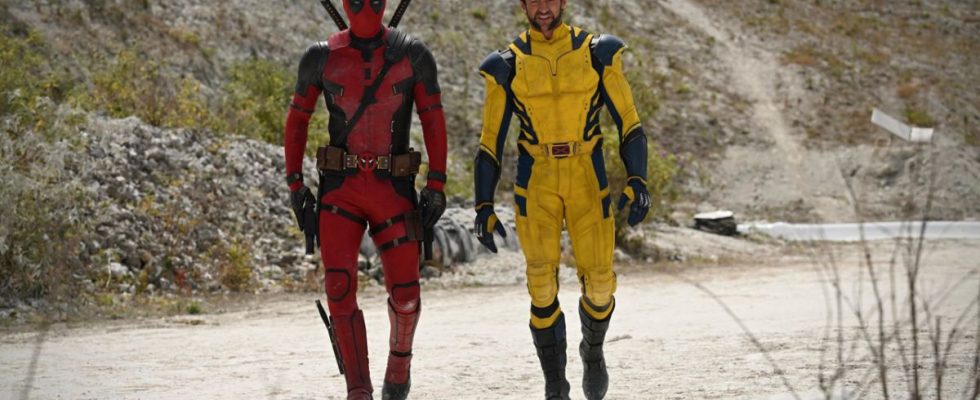 Ryan Reynolds and Hugh Jackman as Deadpool and Wolverine in Deadpool 3