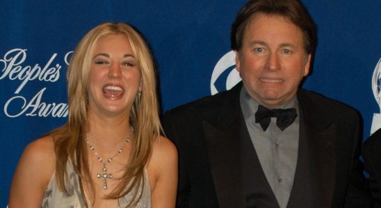 Kaley Cuoco and John Ritter pictured at the The 29th Annual People