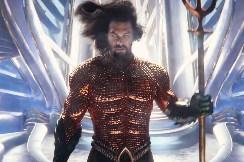 Jason Momoa dans le teaser d'Aquaman et le royaume perdu