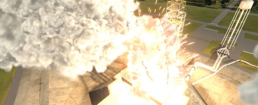 A classic KSP2 explosion.