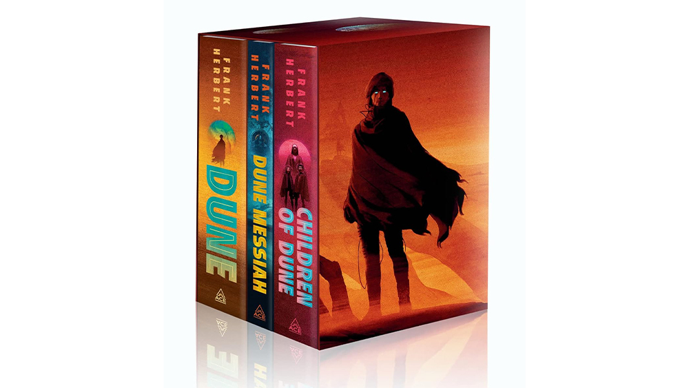 Coffret de 3 livres Deluxe à couverture rigide de Dune Saga