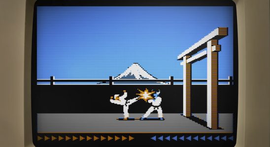 Le gameplay de la création de Karateka