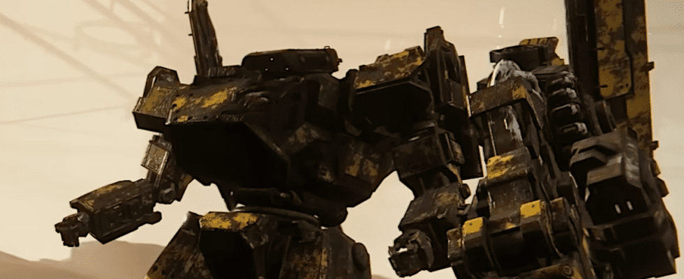 Le joueur d'Armored Core 6 construit "Rust Bucket", un robot anti-méta qui a détruit les spammeurs de fusils de chasse avec une énorme tronçonneuse et des tromblons bazooka