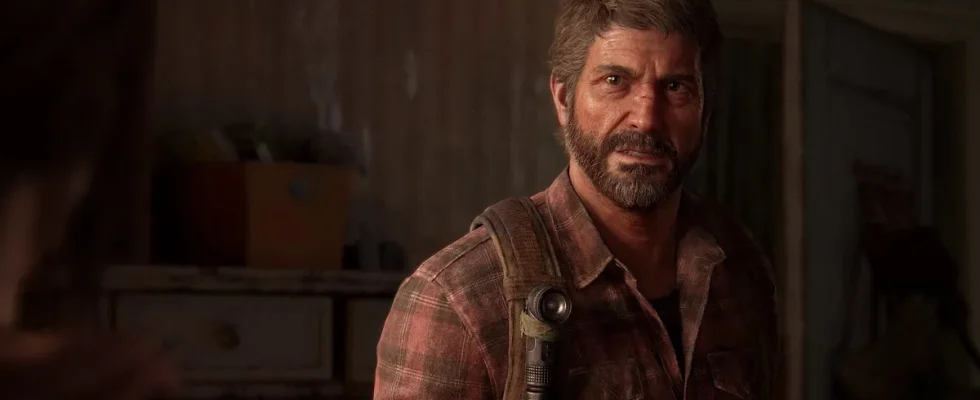 The Last of Us: Joel looking forlorn.