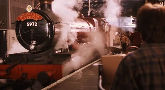 The Hogwarts Express in Harry Potter and the Sorcerer
