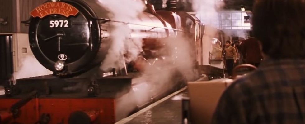 The Hogwarts Express in Harry Potter and the Sorcerer