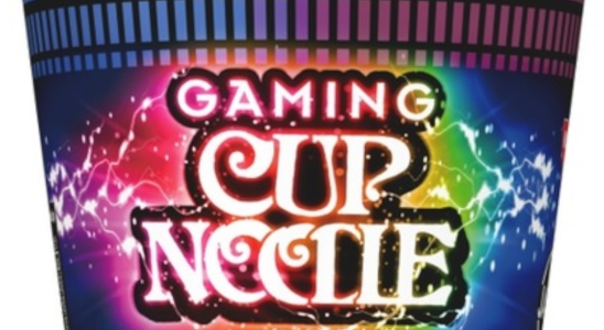 A picture of the cursed creation that is Gaming Cup Noodle, a pot noodle that