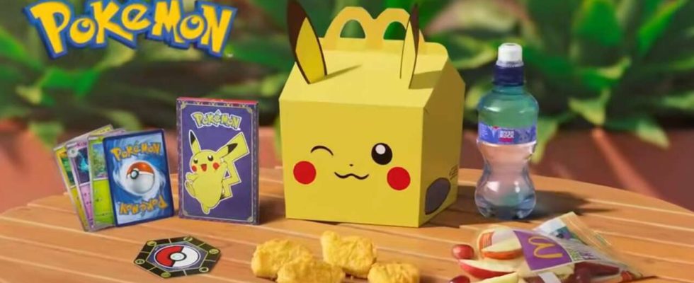 Les repas Pokémon sont de retour chez McDonald's