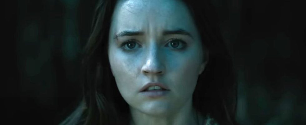 Kaitlyn Dever in No One Will Save You.