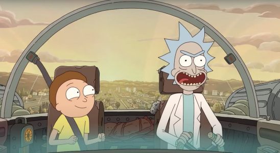 Rick and Morty inside of Rick