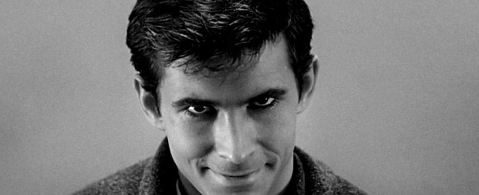 Norman Bates at the end of Psycho.