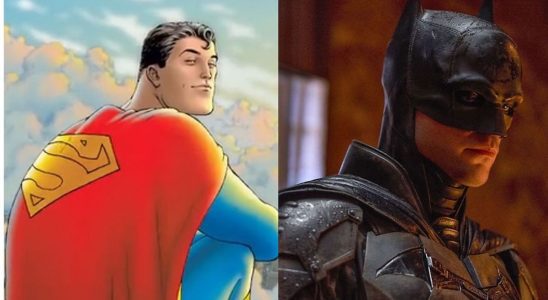 DC Comics Superman and Robert Pattinson as Batman
