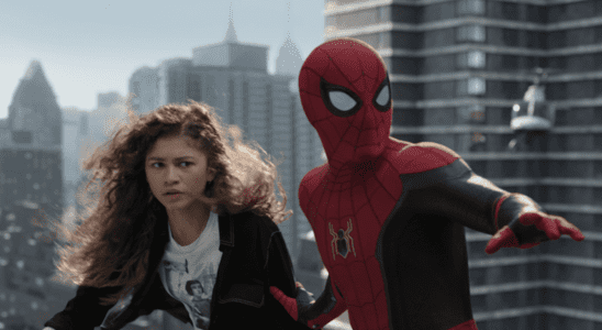 Zendaya and Tom Holland as Spider-Man in No Way Home