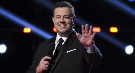 Carson Daly hosting The Voice on NBC