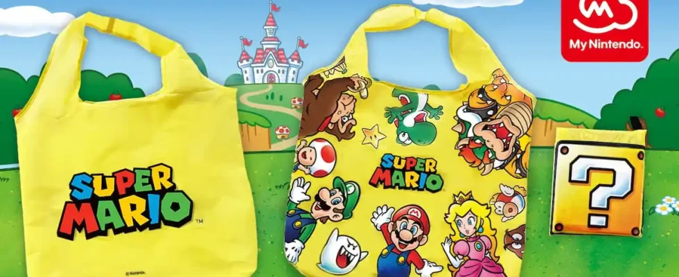 Un nouveau sac Mario est disponible sur My Nintendo, avec un prix platine élevé