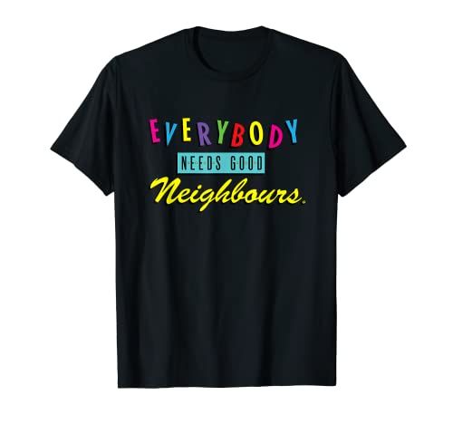 T-shirt « Tout le monde a besoin de bons voisins » (différentes couleurs)