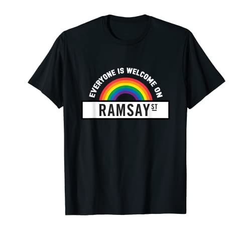 T-shirt de la fierté des voisins « Tout le monde est le bienvenu sur Ramsay Street »