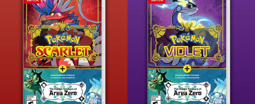 Pokemon Scarlet et Violet obtiennent de nouvelles versions physiques avec du contenu d'extension