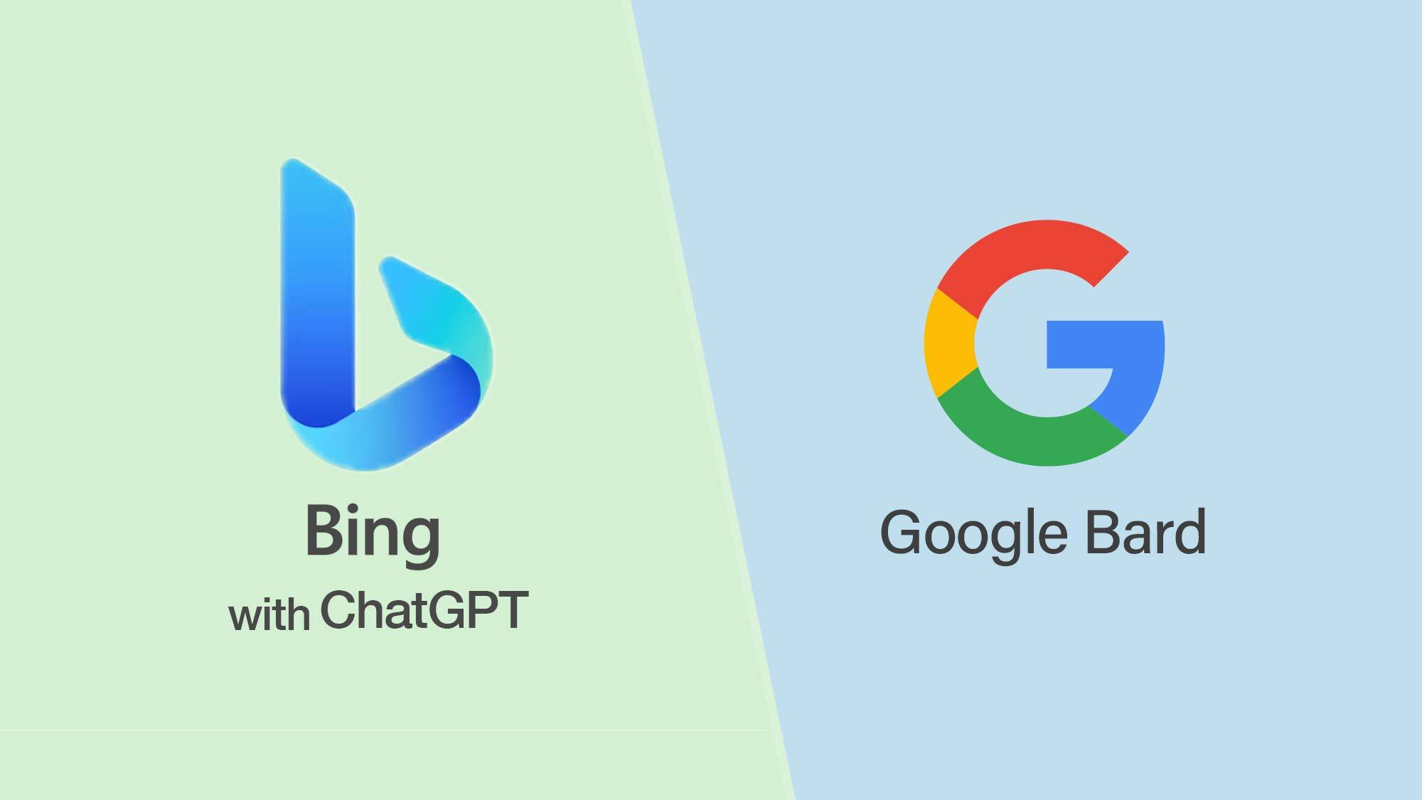 Bing avec ChatGPT vs Google Bard