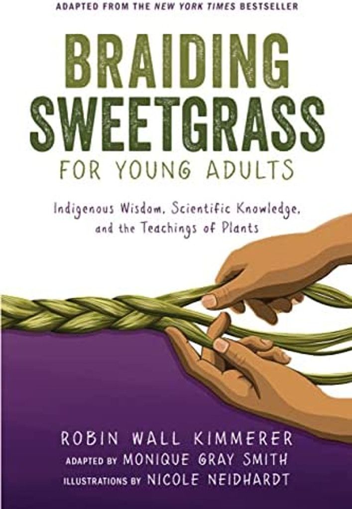 couverture de Braiding Sweetgrass pour jeunes adultes