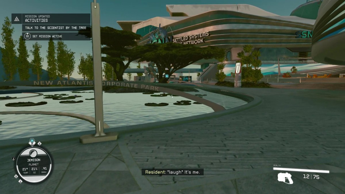 Une image de Starfield montrant New Atlantis dans le cadre d'un article comparant la soif du jeu à celle de Baldur's Gate 3.