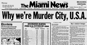 Le flot de cocaïne a transformé Miami en un champ de bataille sanglant.  LES NOUVELLES DE MIAMI