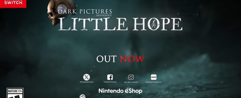 Bande-annonce de lancement de Little Hope Switch